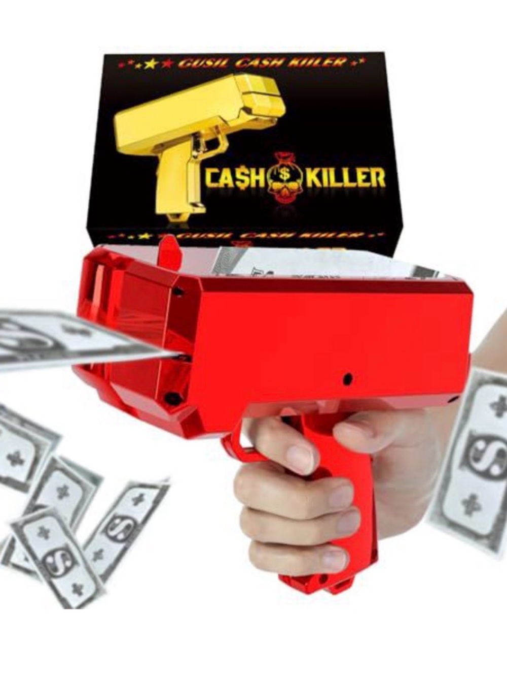 Cash Shooter  - Red - Party Gag Gift